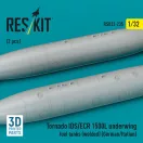 ResKit Models Tornado IDS/ECR 1500L underwing fuel tanks (welded) (German AF / Italian AF) (2 pcs) (3D Printed) 1:32 (RSU32-0235)