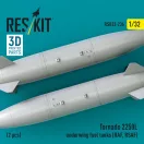 ResKit Models Tornado 2250L underwing fuel tanks (RAF, RSAF) (2 pcs) (3D Printed) 1:32 (RSU32-0236)