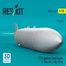 ResKit Models 275 gallon fuel tank (F-5E/F/N, F-20, AT-3) (1 pcs) (3D Printed) 1:32 (RSU32-0241)