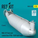 ResKit Models MiG-29 Fulcrum centerline PTB-1500 fuel tank (1 pcs) (3D Printed) 1:32 (RSU32-0242)