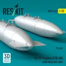 ResKit Models Su-25 Frogfoot PTB-800 underwing fuel tanks (2 pcs) (3D Printed) 1:32 (RSU32-0243)