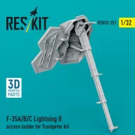   ResKit Models F-35A/B/C Lightning II access ladder for Trumpeter kit (3D Printed) 1:32 (RSU32-0251)