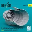 ResKit Models F-16 Fighting Falcon (F100-PW-229) open exhaust nozzle for Tamiya kit (3D Printed) 1:32 (RSU32-0252)