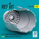 ResKit Models F-16 Fighting Falcon (F110-GE-129) open exhaust nozzle for Tamiya kit (3D Printed) 1:32 (RSU32-0254)