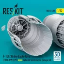 ResKit Models F?15E Strike Eagle late (F100-PW-229) open exhaust nozzles for Tamiya kit (3D Printed) 1:32 (RSU32-0259)