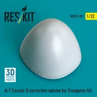   ResKit Models A-7 Corsair II corrected radome (3D Printed) for Trumpeter 1:32 (RSU32-0281)