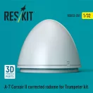 ResKit Models A-7 Corsair II corrected radome (3D Printed) for Trumpeter 1:32 (RSU32-0281)