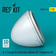   ResKit Models A-7 Corsair II corrected radome (3D Printed) for Trumpeter 1:32 (RSU32-0281)