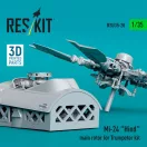 ResKit Models Mi-24 Hind main rotor for Trumpeter kit (3D Printed) 1:35 (RSU35-0020)