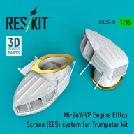  ResKit Models Mi-24 (V,VP) Engine Efflux Screen (EES) system for Trumpeter kit (3D Printed) 1:35 (RSU35-0028)