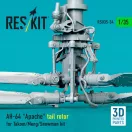 ResKit Models AH-64 Apache tail rotor for Takom/Meng/Snowman kit (3D Printed) 1:35 (RSU35-0034)