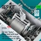 ResKit Models CH-54A Tarhe cargo hoist with hook and load leveller cargo reels with lashing hooks for ICM kit (3D Printed) 1:35 (RSU35-0038)