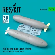   ResKit Models 230 gallon fuel tanks (AFMS) for AH-64, MH-60L, UH-60A, HH-60 (2 pcs) (3D Printed) 1:35 (RSU35-0040)