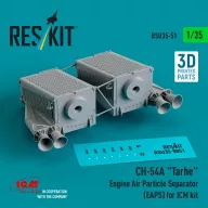   ResKit Models CH-54A Tarhe Engine Air Particle Separator (EAPS) for ICM kit (3D Printed) 1:35 (RSU35-0051)