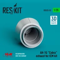   ResKit Models AH-1G Cobra exhaust for ICM kit (3D Printed) 1:35 (RSU35-0055)