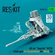   ResKit Models AH-64 Apache M230 chain gun (in fly position) for Meng kit (3D Printed) 1:35 (RSU35-0056)