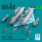ResKit Models AH-64 Apache late pylons with 122 gal fuel tanks for Meng kit (3D Printed) 1:35 (RSU35-0060)