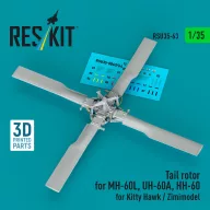   ResKit Models Tail rotor for MH-60L, UH-60A, HH-60 for Kitty Hawk / Zimimodel (3D Printed) 1:35 (RSU35-0063)