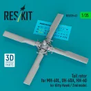 ResKit Models Tail rotor for MH-60L, UH-60A, HH-60 for Kitty Hawk / Zimimodel (3D Printed) 1:35 (RSU35-0063)