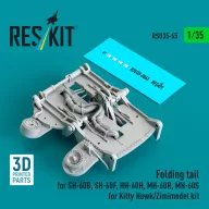   ResKit Models Folding tail for SH-60B, SH-60F, HH-60H, MH-60R, MH-60S (3D Printed) for Kitty Hawk / Zimi Model 1:35 (RSU35-0065)