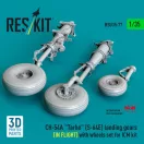 ResKit Models CH-54A Tarhe(S-64E) landing gear (IN FLIGHT) with wheels set for ICM kit (3D Printed) 1:35 (RSU35-0077)