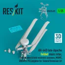 ResKit Models AH-64D late Apache folded main rotor, late blades & fold restraint systems, MUMT, AN/APG-78 Longbow for Takom/Snowman kit (3D Printed) 1:35 (RSU35-0089)
