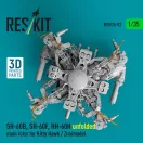 ResKit Models SH-60B, SH-60F, HH-60H unfolded main rotor for Kitty Hawk / Zimimodel (3D Printed) 1:35 (RSU35-0092)