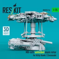   ResKit Models MH-60S unfolded main rotor for Kitty Hawk / Zimimodel (3D Printed) 1:35 (RSU35-0094)