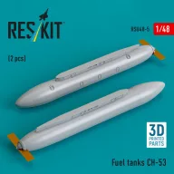   ResKit Models Fuel tanks ??-53 (2 pcs) (3D Printed) 1:48 (RSU48-0005)