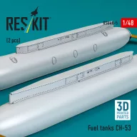   ResKit Models Fuel tanks ??-53 (2 pcs) (3D Printed) 1:48 (RSU48-0005)