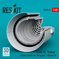   ResKit Models Saab 35 Draken exhaust nozzle for Hasegawa / Eduard kit (3D Printed) 1:48 (RSU48-0039)