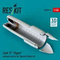   ResKit Models Saab 37 Viggen exhaust nozzle for Special Hobby kit (3D Printed) 1:48 (RSU48-0041)