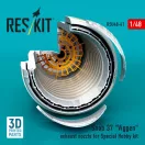 ResKit Models Saab 37 Viggen exhaust nozzle for Special Hobby kit (3D Printed) 1:48 (RSU48-0041)