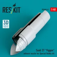   ResKit Models Saab 37 Viggen exhaust nozzle for Special Hobby kit (3D Printed) 1:48 (RSU48-0041)