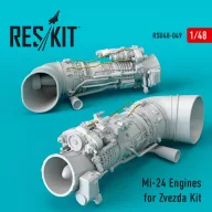ResKit Models Mi-24 Engines for Zvezda kit 1:48 (RSU48-0049)