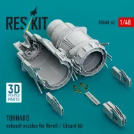   ResKit Models TORNADO exhaust nozzles for Revell / Eduard kit (3D Printed) 1:48 (RSU48-0062)