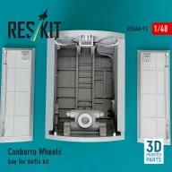   ResKit Models Canberra Wheels bay for Airfix kit (3D Printed) 1:48 (RSU48-0093)