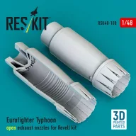   ResKit Models Eurofighter Typhoon open exhaust nozzles for Revell kit (3D Printed) 1:48 (RSU48-0108)