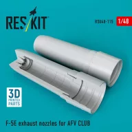   ResKit Models F-5E exhaust nozzles for Afv Club kit (3D Printed) 1:48 (RSU48-0115)