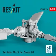   ResKit Models Tail Rotor Mi-24 for Zvezda kit (3D Printed) 1:48 (RSU48-0126)