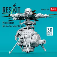   ResKit Models Main Rotor Mi-24 for Zvezda kit (3D Printed) 1:48 (RSU48-0127)
