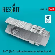   ResKit Models Su-17 (Su-22) exhaust nozzle for HobbyBoss kit (3D Printed) 1:48 (RSU48-0130)