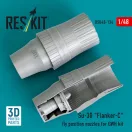 ResKit Models Su-30 Flanker-C fly position nozzles for GWH kit (3D Printed) 1:48 (RSU48-0134)
