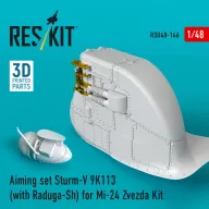   ResKit Models Aiming set Sturm-V 9K113 (with Raduga-Sh) for Mi-24 for Zvezda kit (3D Printed) 1:48 (RSU48-0146)