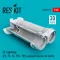 ResKit Models EE Lightning (F3, F5, F6, F53, T55) exhaust nozzle for AirFix kit (3D Printed) 1:48 (RSU48-0172)