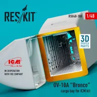   ResKit Models OV-10A Bronco cargo bay for ICM kit (3D Printed) 1:48 (RSU48-0188)