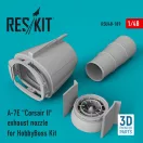 ResKit Models A-7E Corsair II exhaust nozzle for HobbyBoss Kit (3D Printed) 1:48 (RSU48-0189)