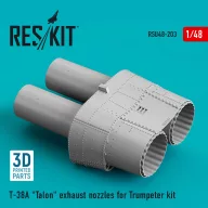   ResKit Models T-38A Talon exhaust nozzles for Trumpeter kit (3D Printed) 1:48 (RSU48-0203)