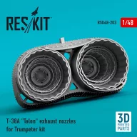   ResKit Models T-38A Talon exhaust nozzles for Trumpeter kit (3D Printed) 1:48 (RSU48-0203)