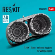   ResKit Models T-38A Talon exhaust nozzles for Wolfpack kit (3D Printed) 1:48 (RSU48-0211)